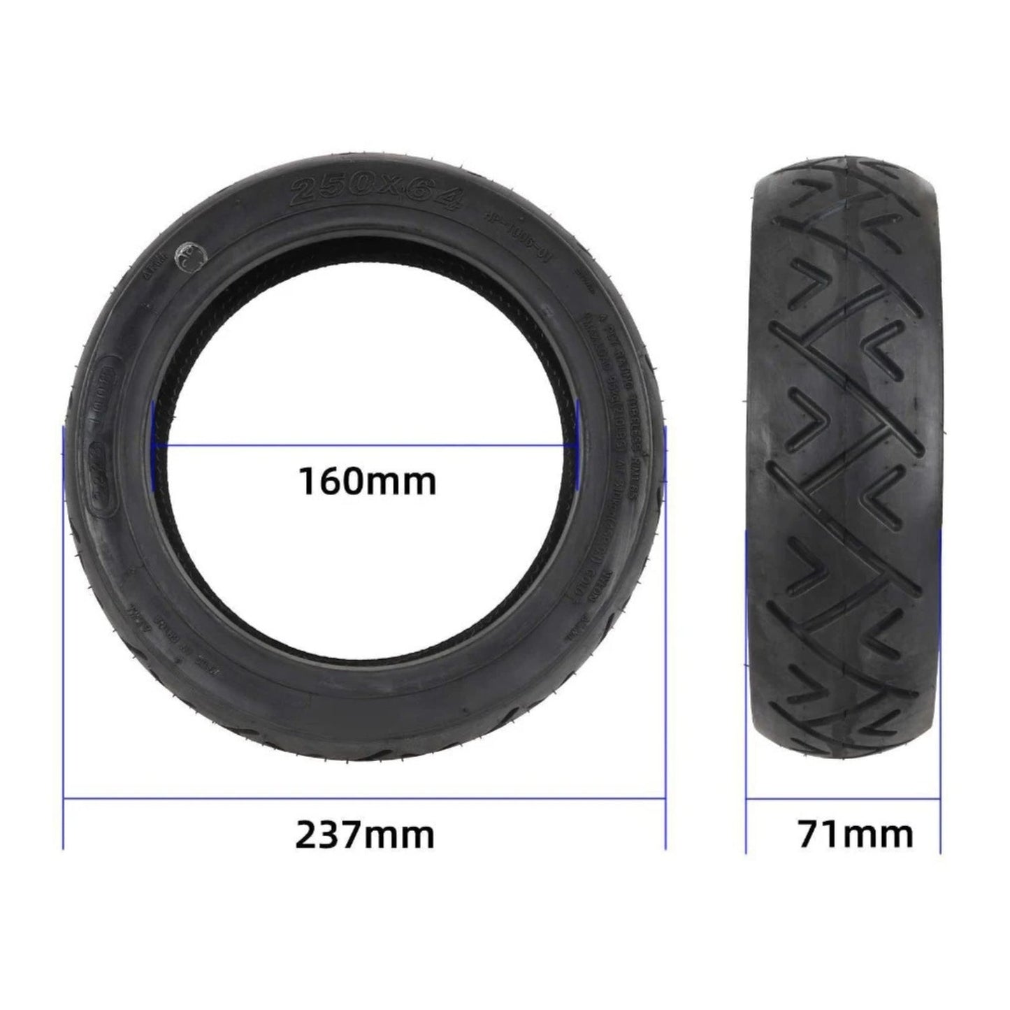 Reifen 10 Zoll Luft NAVEE S65 - Pannenschutzgel - Ersatzteil - Wheelyshop