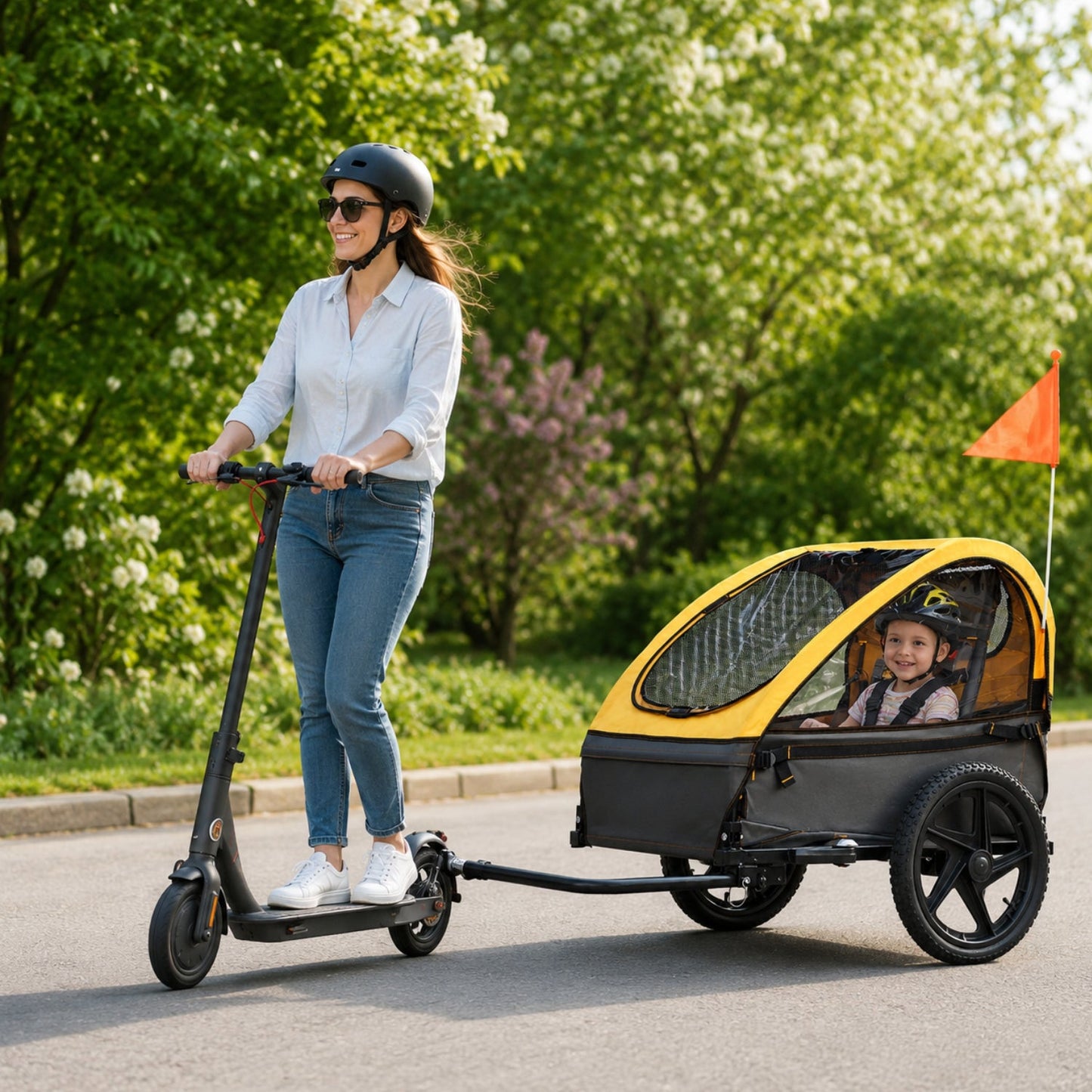 Smarter Kinderfahrradanhänger - Kinderfahrradanhänger - Wheelyshop