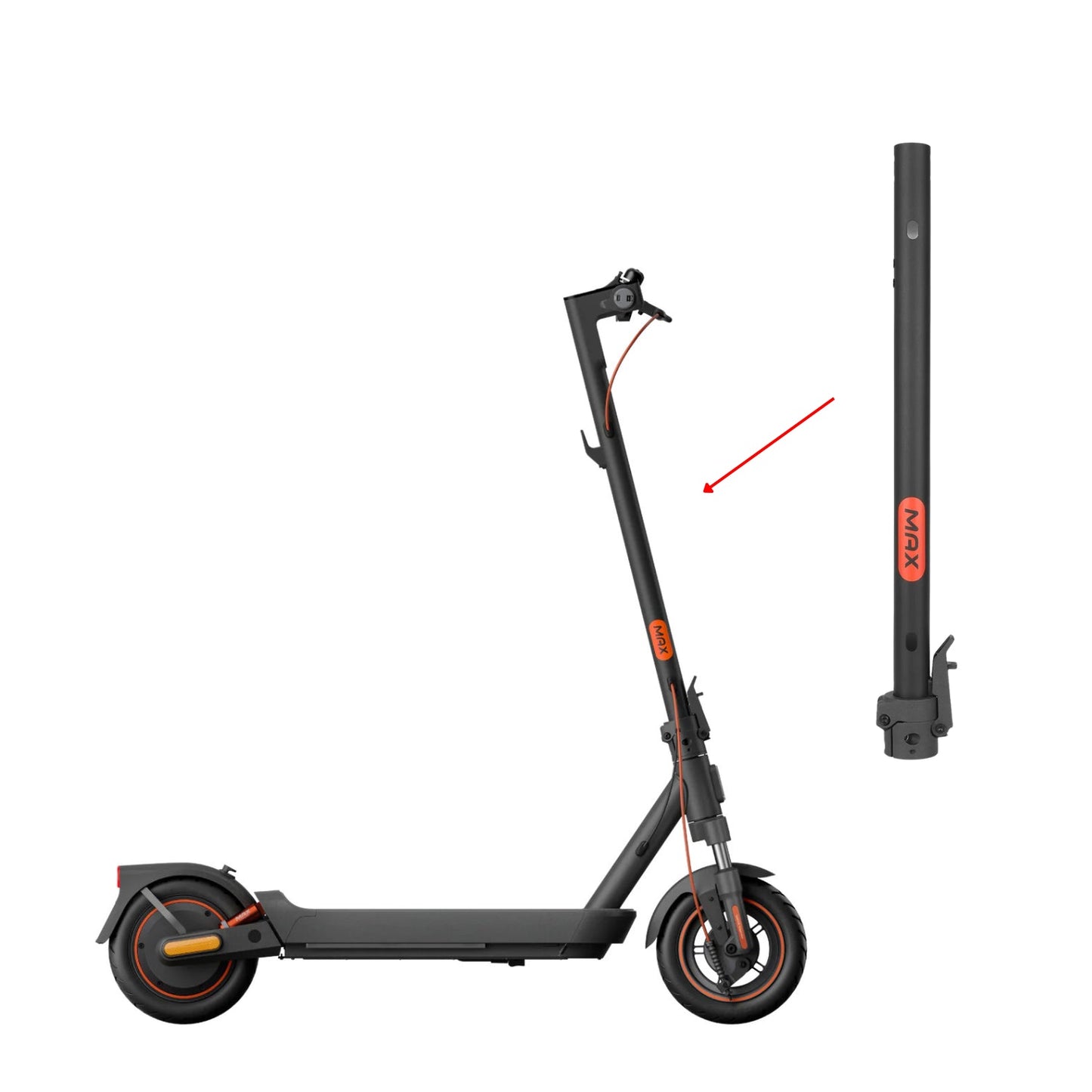 Lenkstange + Faltmechanismus Xiaomi 5 Max - Ersatzteil - Wheelyshop