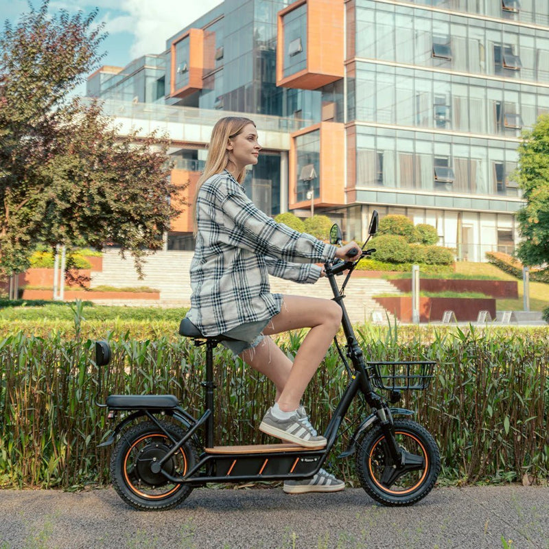 E-Scooter mit Sitz – bequem, praktisch und beliebt!