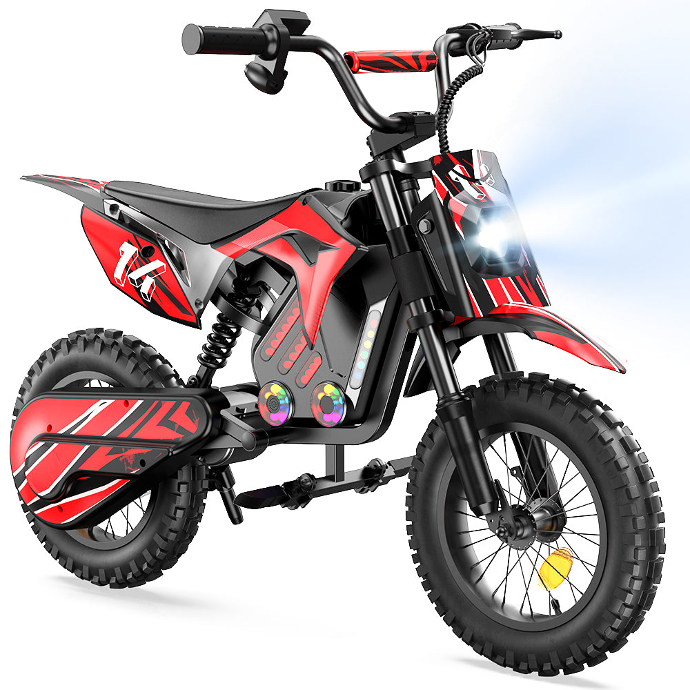 Wheely A14 Elektro-Dirtbike für Kinder in Rot - Wheelyshop