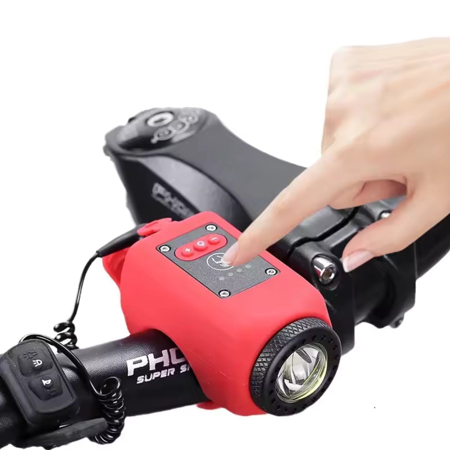 2-in-1 Elektrische Hupe & Frontlicht - Zubehör - Wheelyshop