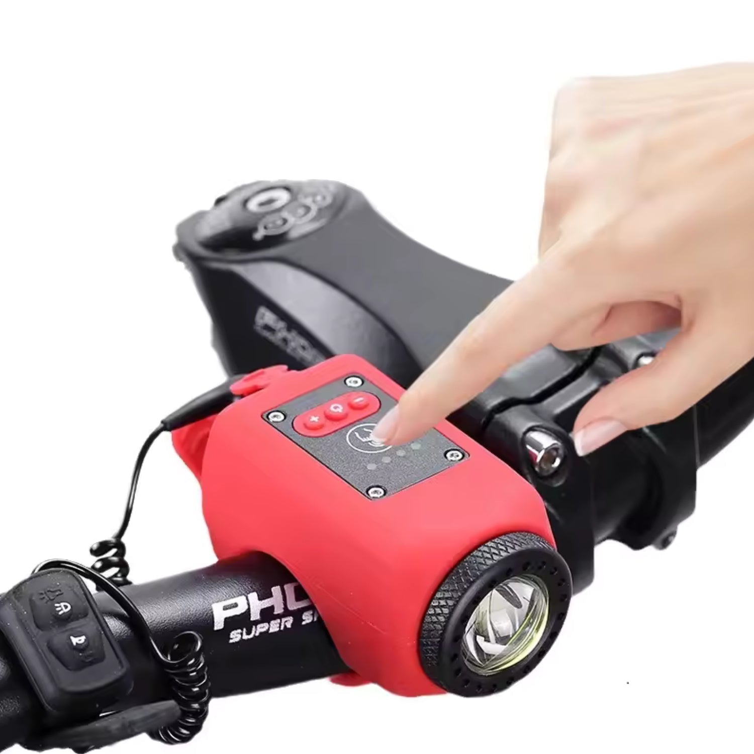 2-in-1 Elektrische Hupe & Frontlicht - Zubehör - Wheelyshop