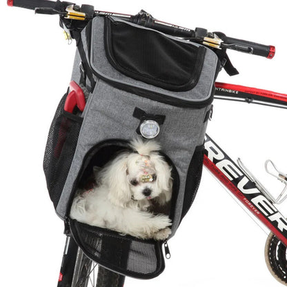2-in-1 Faltbare Fahrradtasche/Rucksack für Haustiere - Zubehör - Wheelyshop