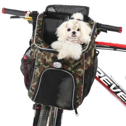 2-in-1 Faltbare Fahrradtasche/Rucksack für Haustiere - Zubehör - Wheelyshop