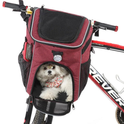 2-in-1 Faltbare Fahrradtasche/Rucksack für Haustiere - Zubehör - Wheelyshop