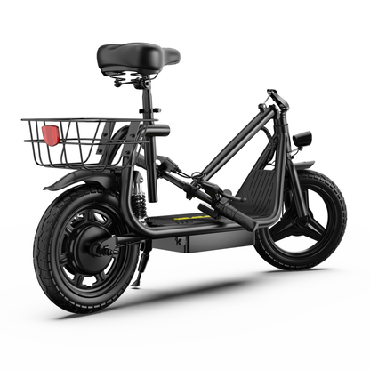 APEFOX C14 E-Scooter mit Sitz, Korb und Akku für große Reichweite – Wheelyshop