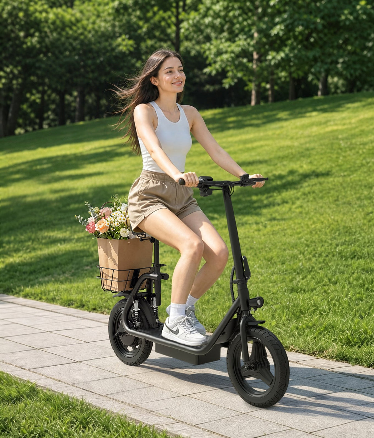 APEFOX C14 E-Scooter mit 14-Zoll-Rädern und 48-V-Akku für große Reichweite – Wheelyshop