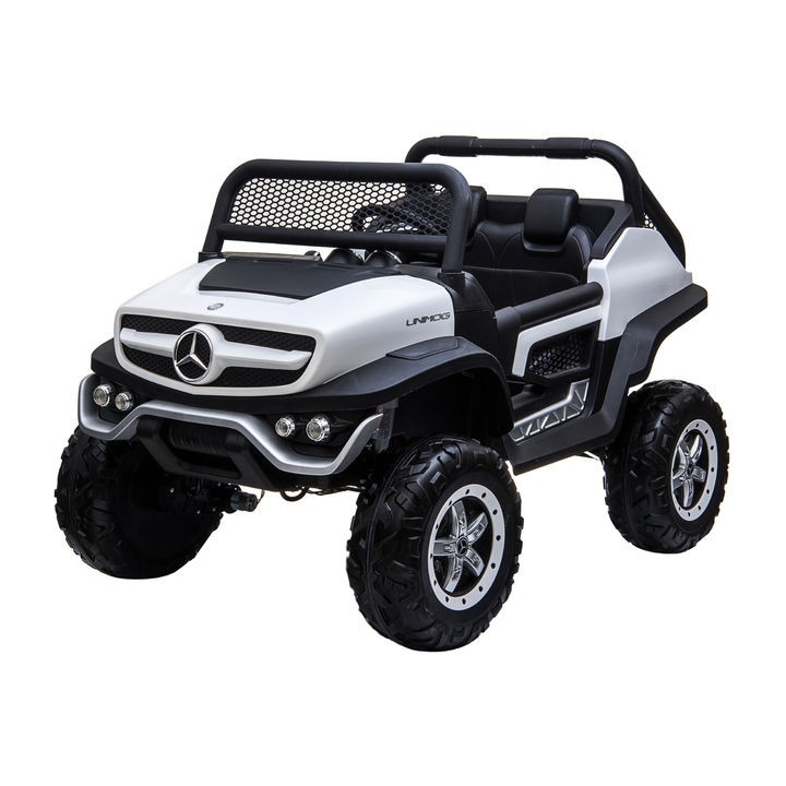 Kinder-Elektroauto Mercedes Benz Unimog Truck mit 100W (25W ×4) Motorleistung – Wheelyshop