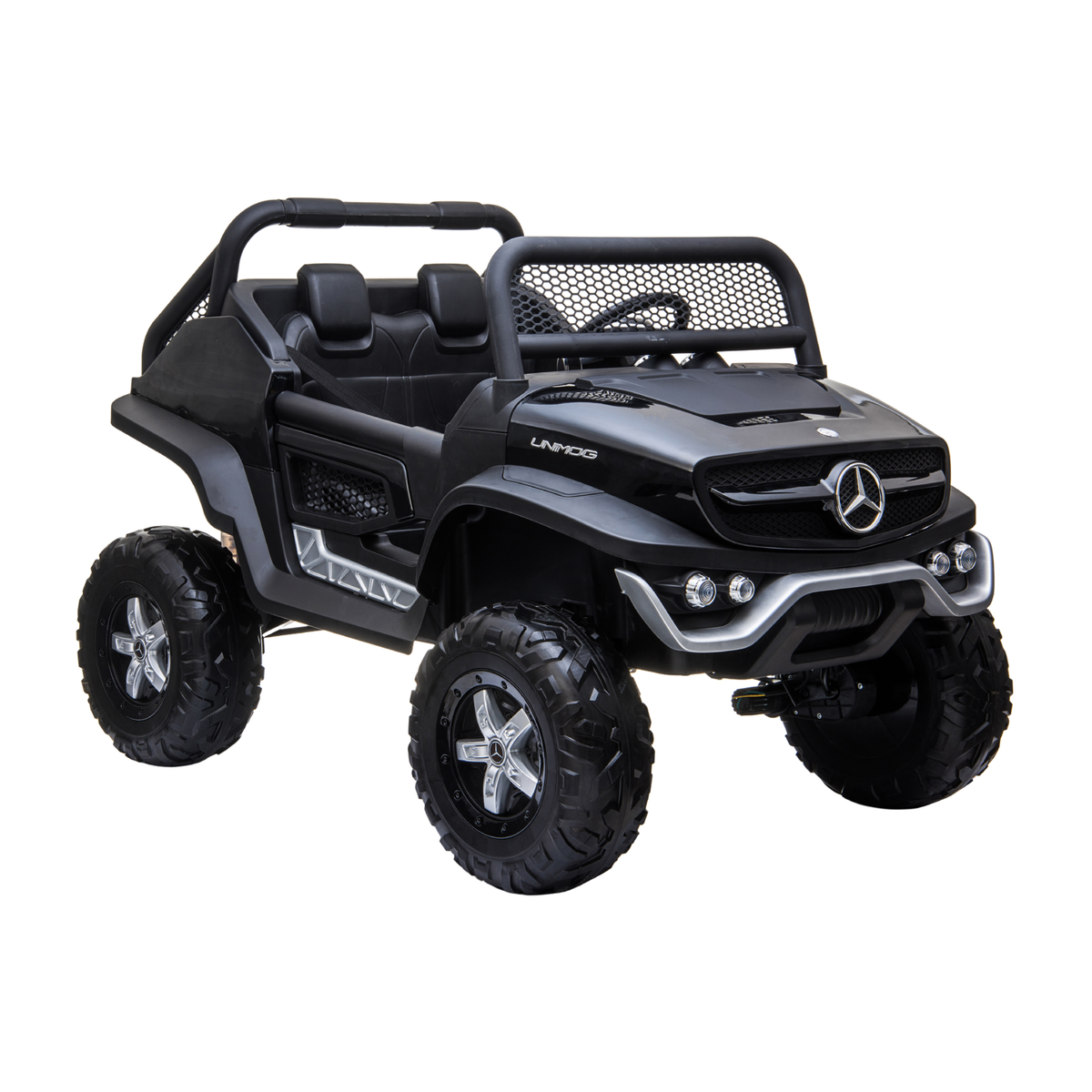 Kinder-Elektroauto Mercedes Benz Unimog Truck - Wheelyshop