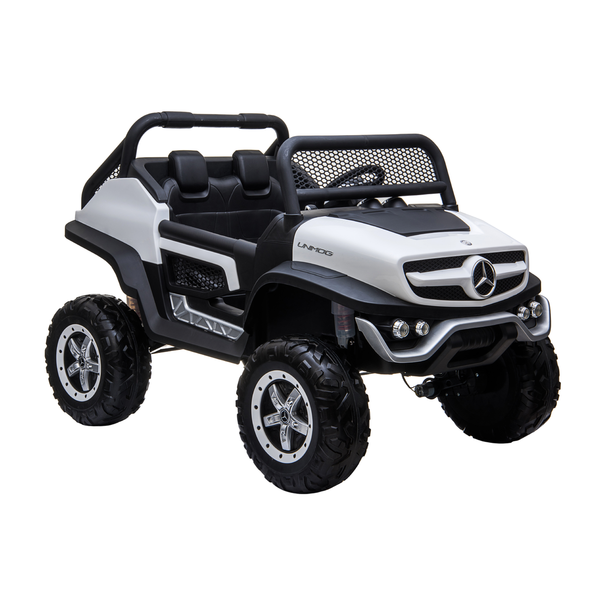 Kinder-Elektroauto Mercedes Benz Unimog Truck mit einem Gewicht von 23,3 kg – Wheelyshop