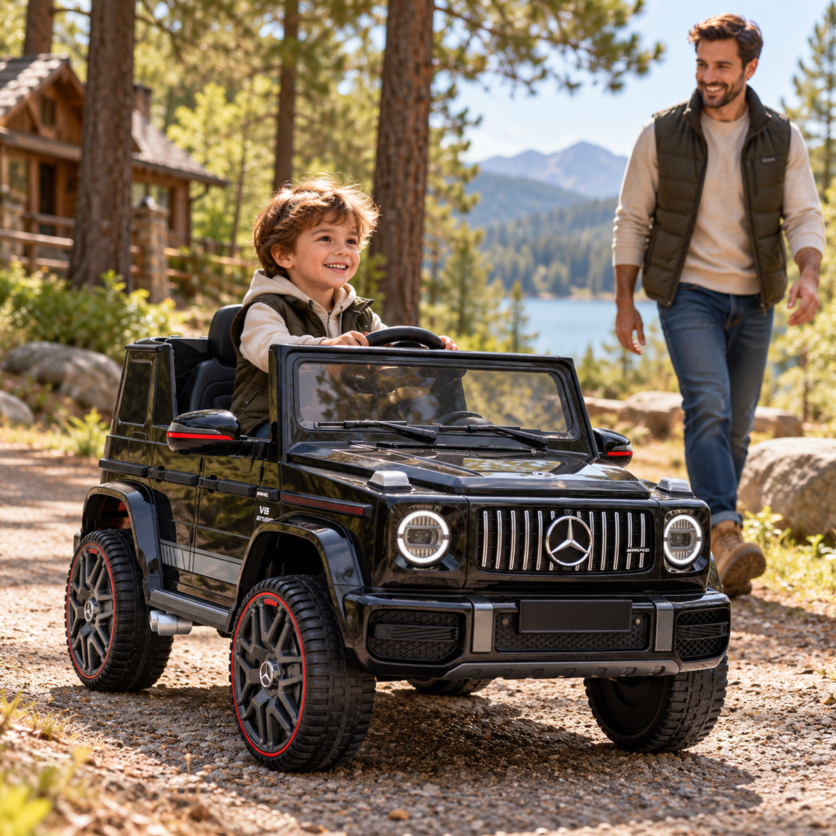 Kinder-Elektroauto Mercedes G63 AMG - Wheelyshop