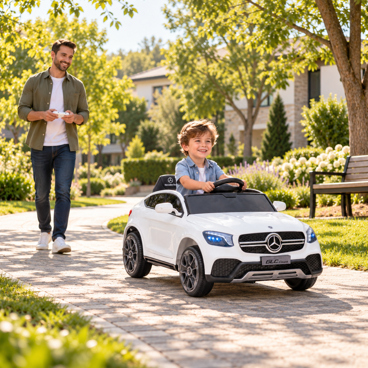 Kinder-Elektroauto Mercedes GLC Coupé - Wheelyshop