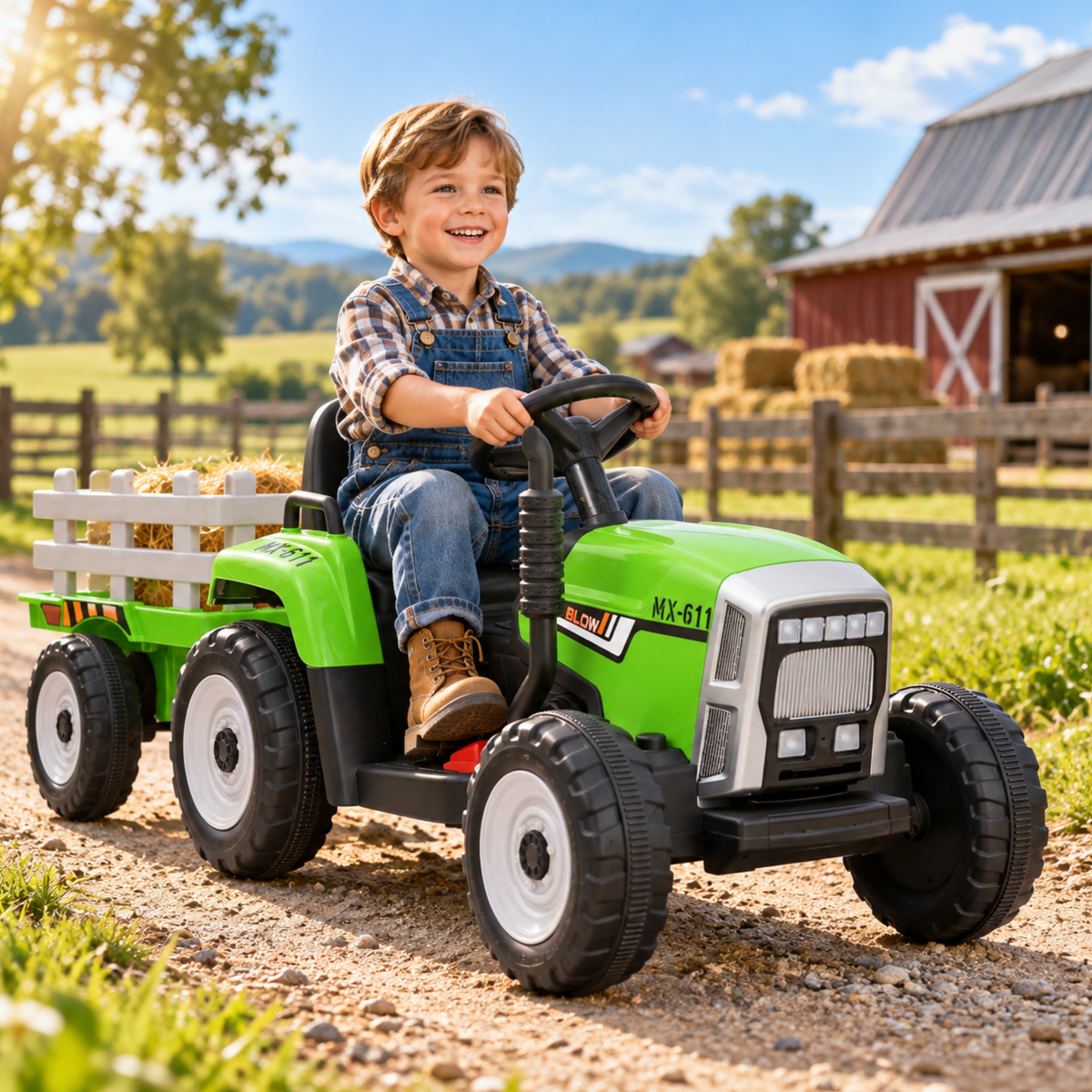 Kinder-Elektrotraktor ELJET Tractor Lite - Wheelyshop