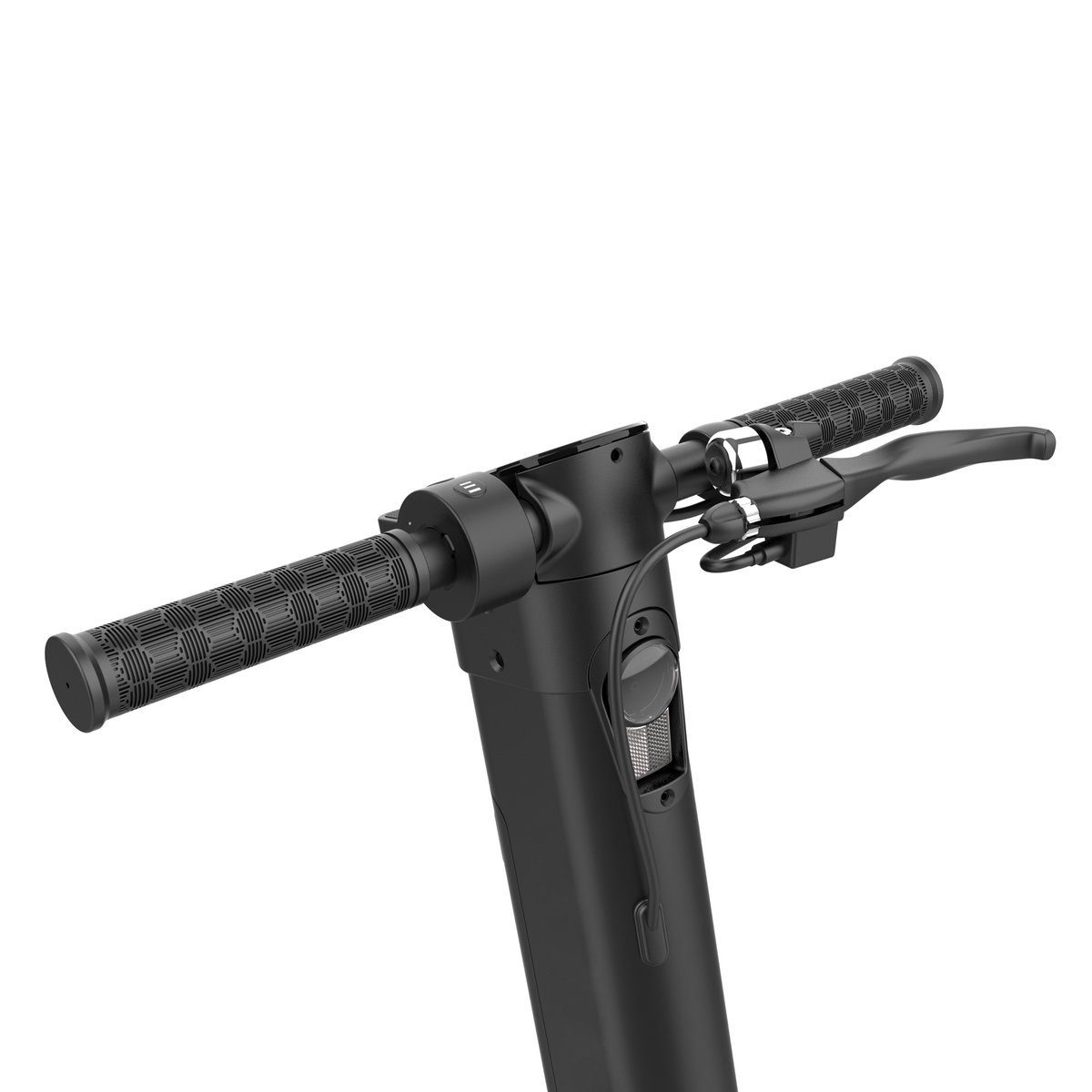 Griff und Bedienelemente am Lenker des HX D01