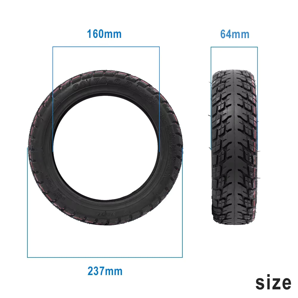 Reifen 10 Zoll Offroad Luft Ninebot G30 - Anti-Pannen-Gel - Ersatzteil - Wheelyshop