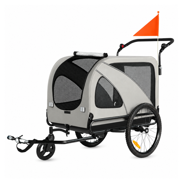 Smart husdjursvagn cykel 10202NS med 2-i-1 funktion för cykel och promenad – Wheelyshop