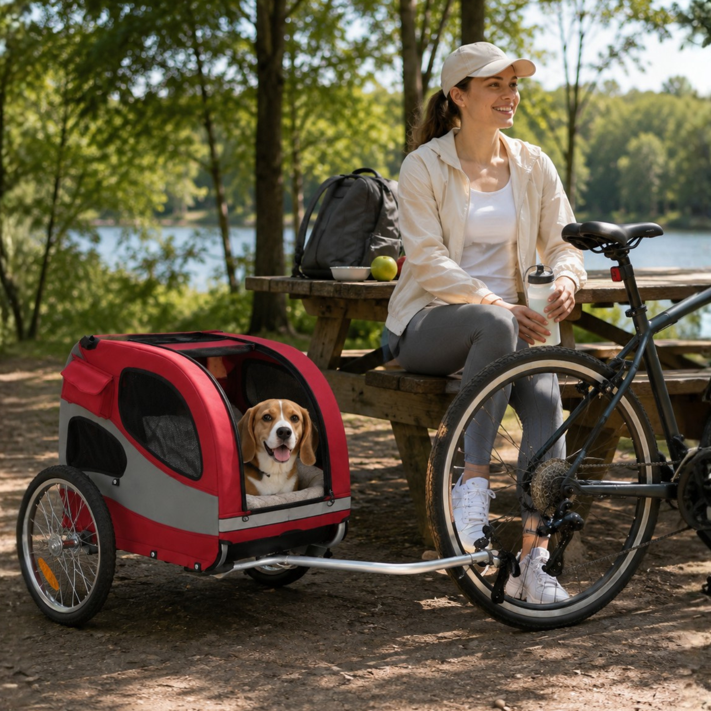 Hundeanhänger Fahrrad 10801 - Hundeanhänger - Wheelyshop