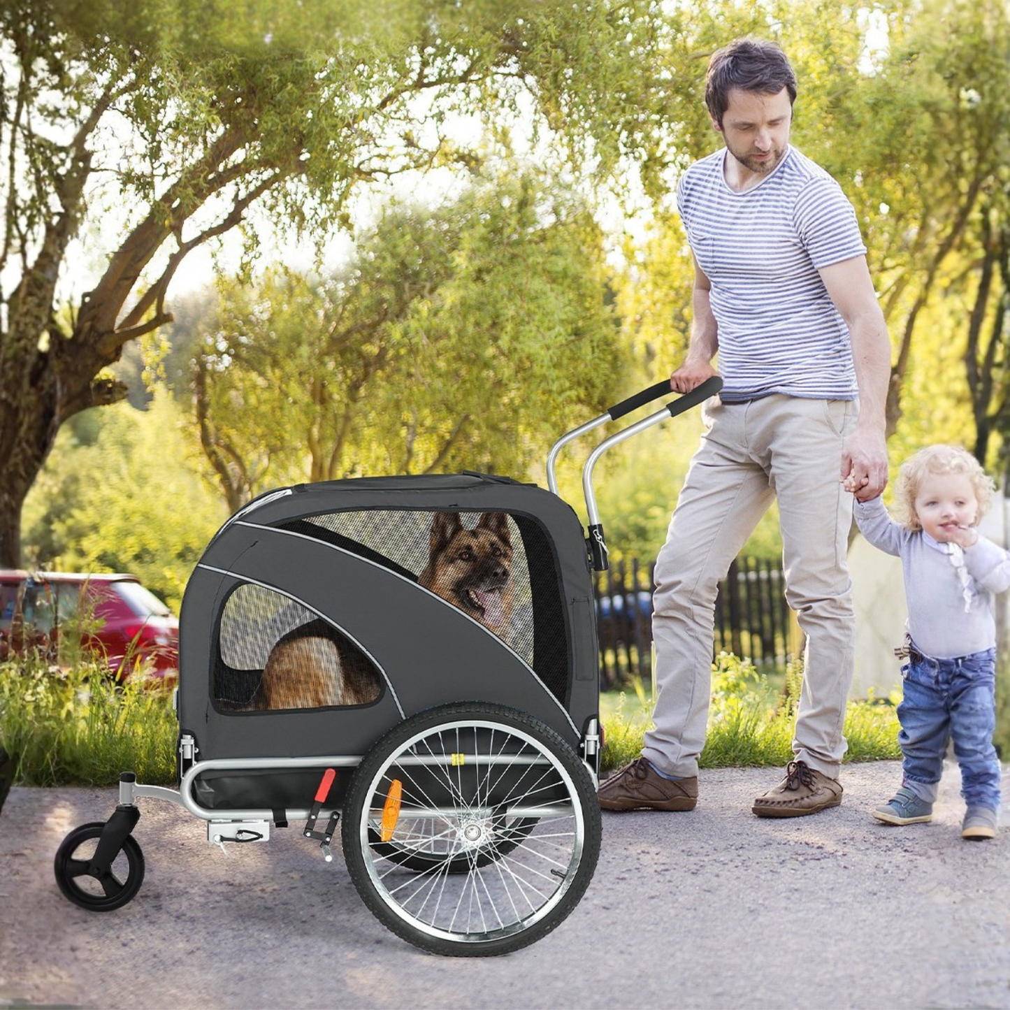 Hundeanhänger Fahrrad 10202B - Hundeanhänger - Wheelyshop