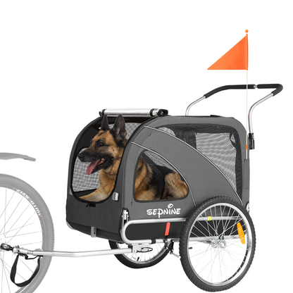Hundeanhänger Fahrrad 10202B - Hundeanhänger - Wheelyshop