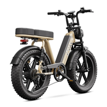 TST R7 Fatbike-E-Bike schräg von hinten in Beige