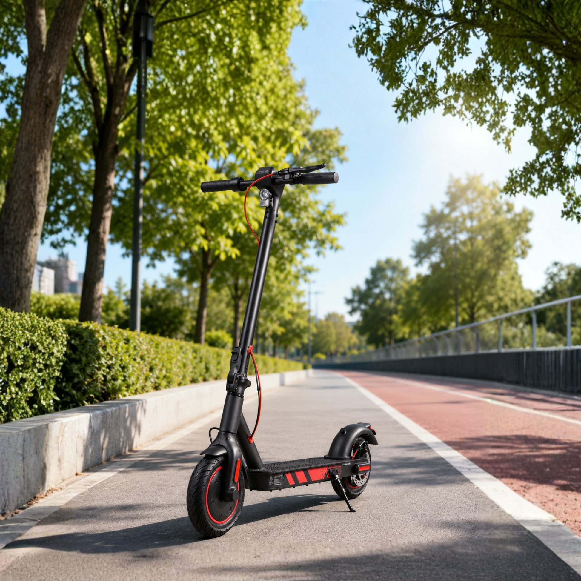 Wheely - J04 elsparkcykel med punkteringsfria solida däck – Wheelyshop