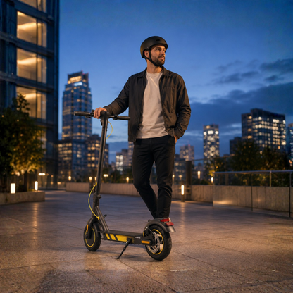 Wheely - J04 elsparkcykel med punkteringsfria solida däck – Wheelyshop