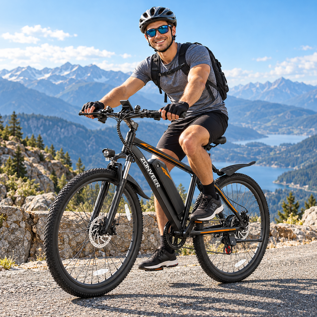 ZONVEER M26 E-Bike mit 7 Gängen – Wheelyshop