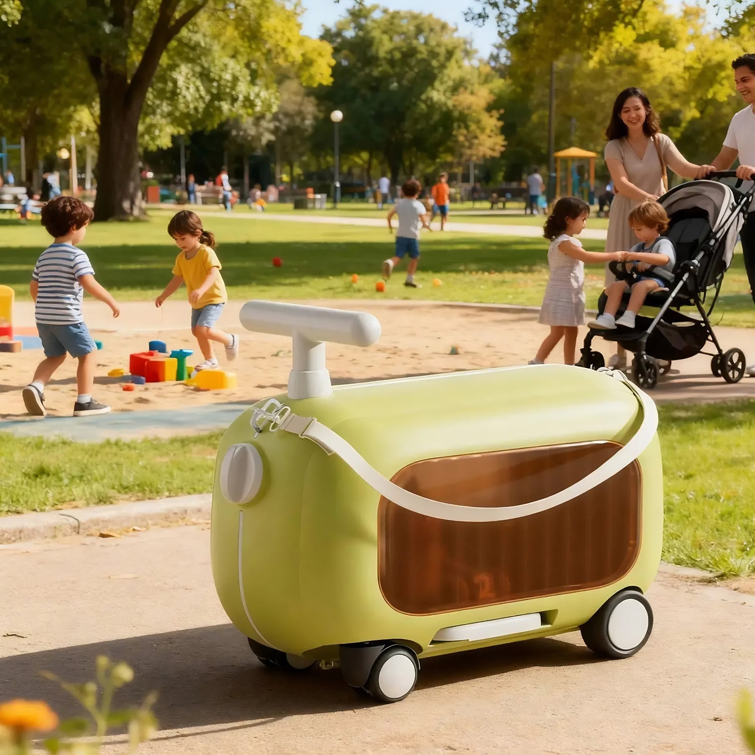 Fahrbarer Kinderkoffer – Classic Edition - Fahrbarer Koffer - Wheelyshop