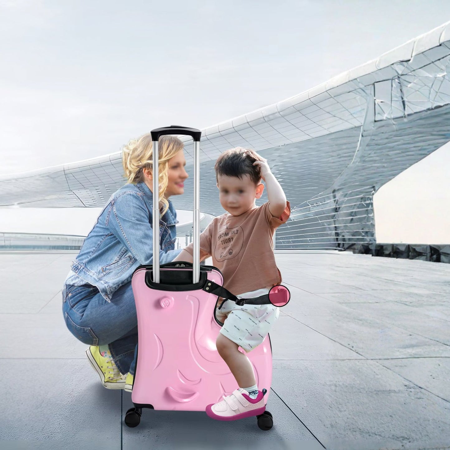 Fahrbarer Kinderkoffer – Mini Travel Edition - Fahrbarer Koffer - Wheelyshop