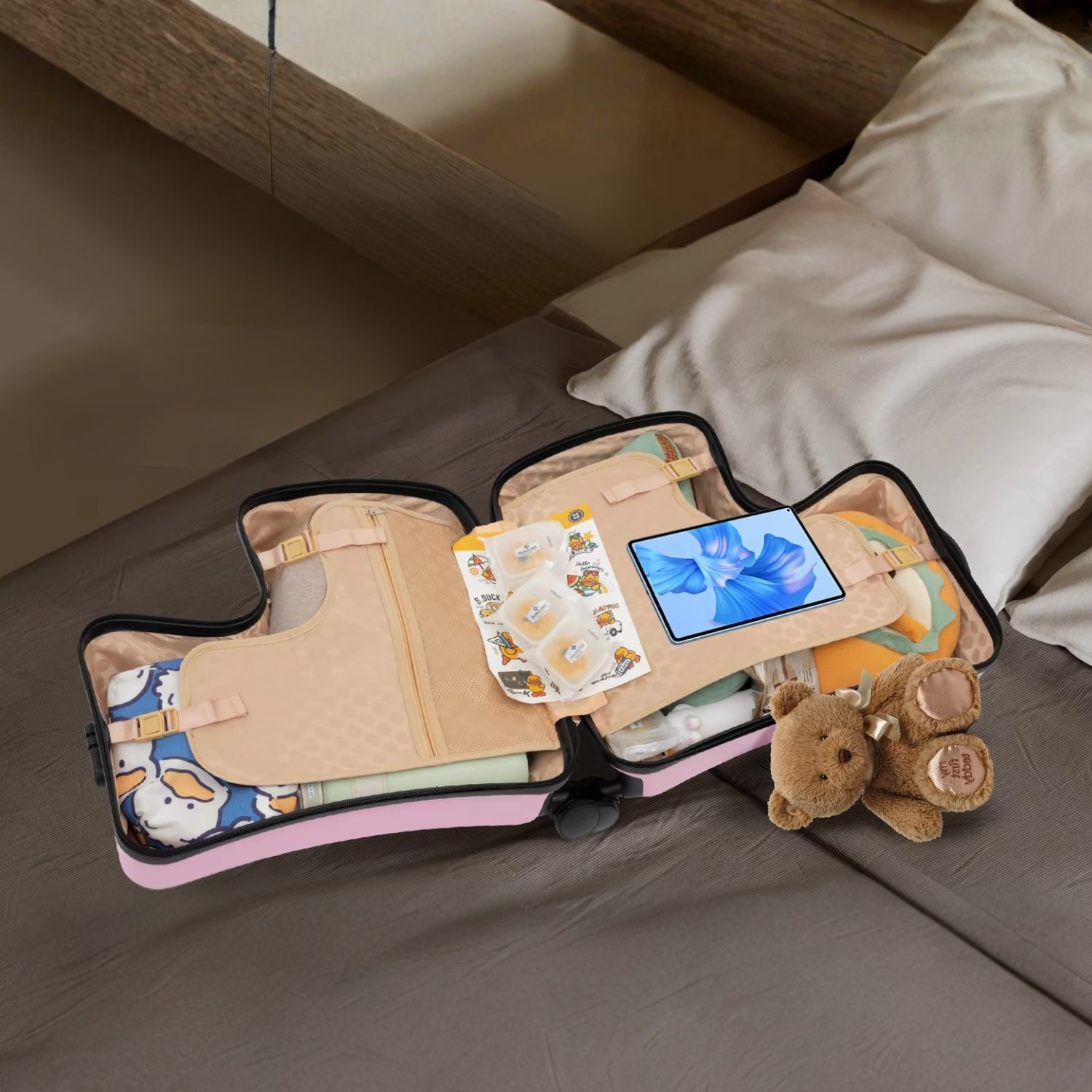 Fahrbarer Kinderkoffer – Mini Travel Edition - Fahrbarer Koffer - Wheelyshop