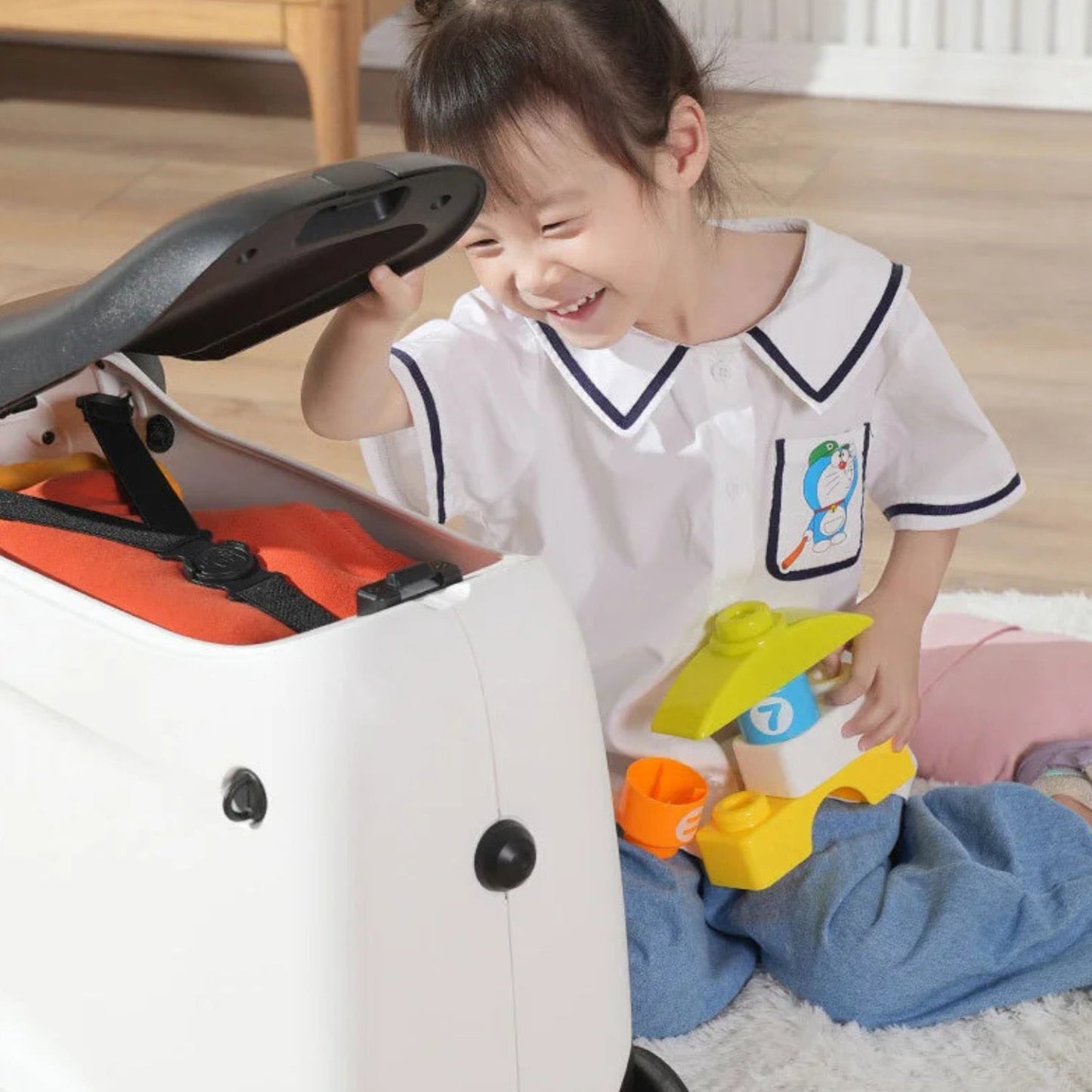Fahrbarer Kinderkoffer – Panda Edition - Fahrbarer Koffer - Wheelyshop