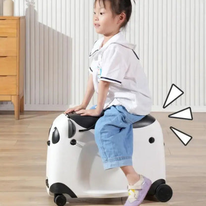 Fahrbarer Kinderkoffer – Panda Edition - Fahrbarer Koffer - Wheelyshop