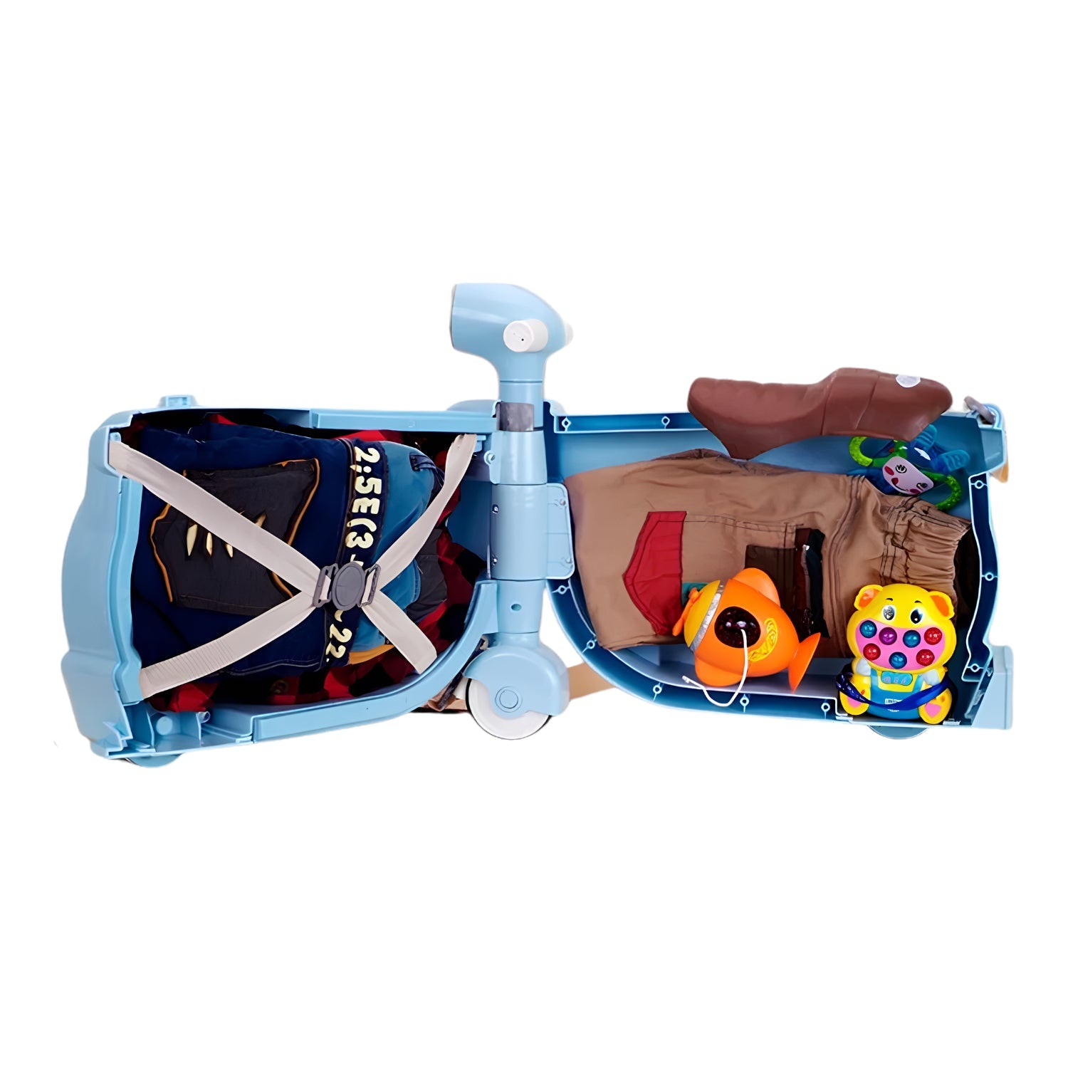 Fahrbarer Kinderkoffer – RideFun Edition - Fahrbarer Koffer - Wheelyshop