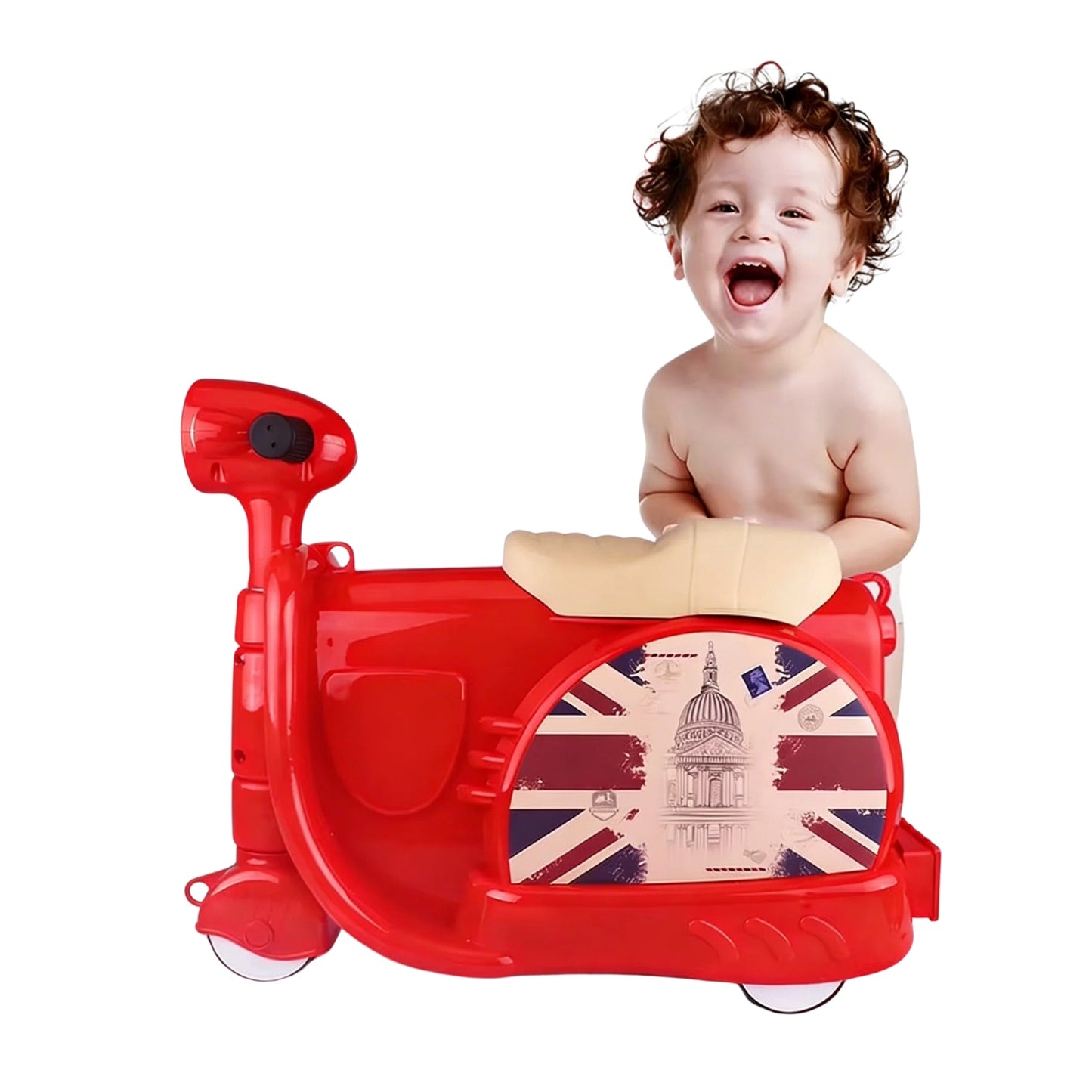 Fahrbarer Kinderkoffer – RideFun Edition - Fahrbarer Koffer - Wheelyshop