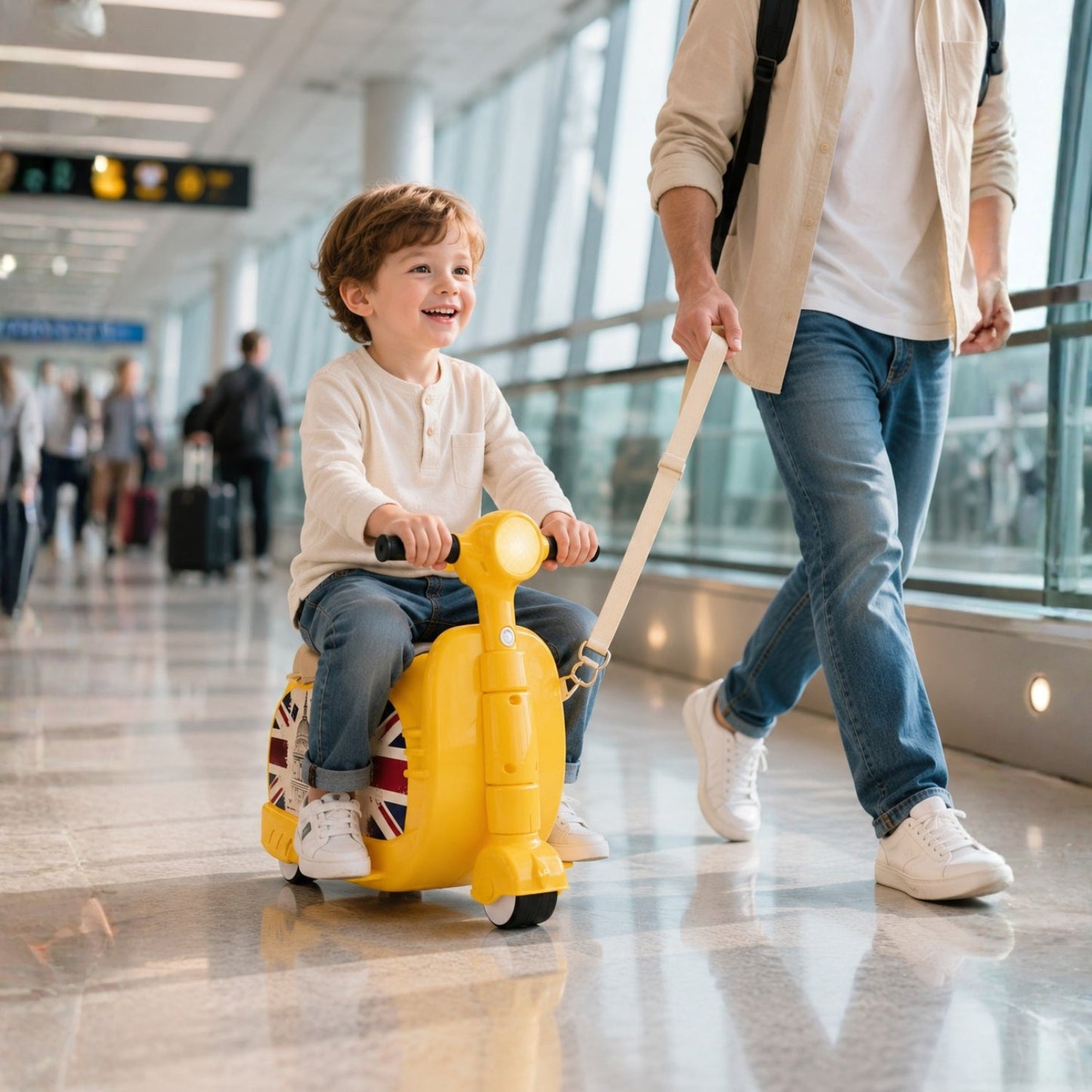 Fahrbarer Kinderkoffer – RideFun Edition - Fahrbarer Koffer - Wheelyshop