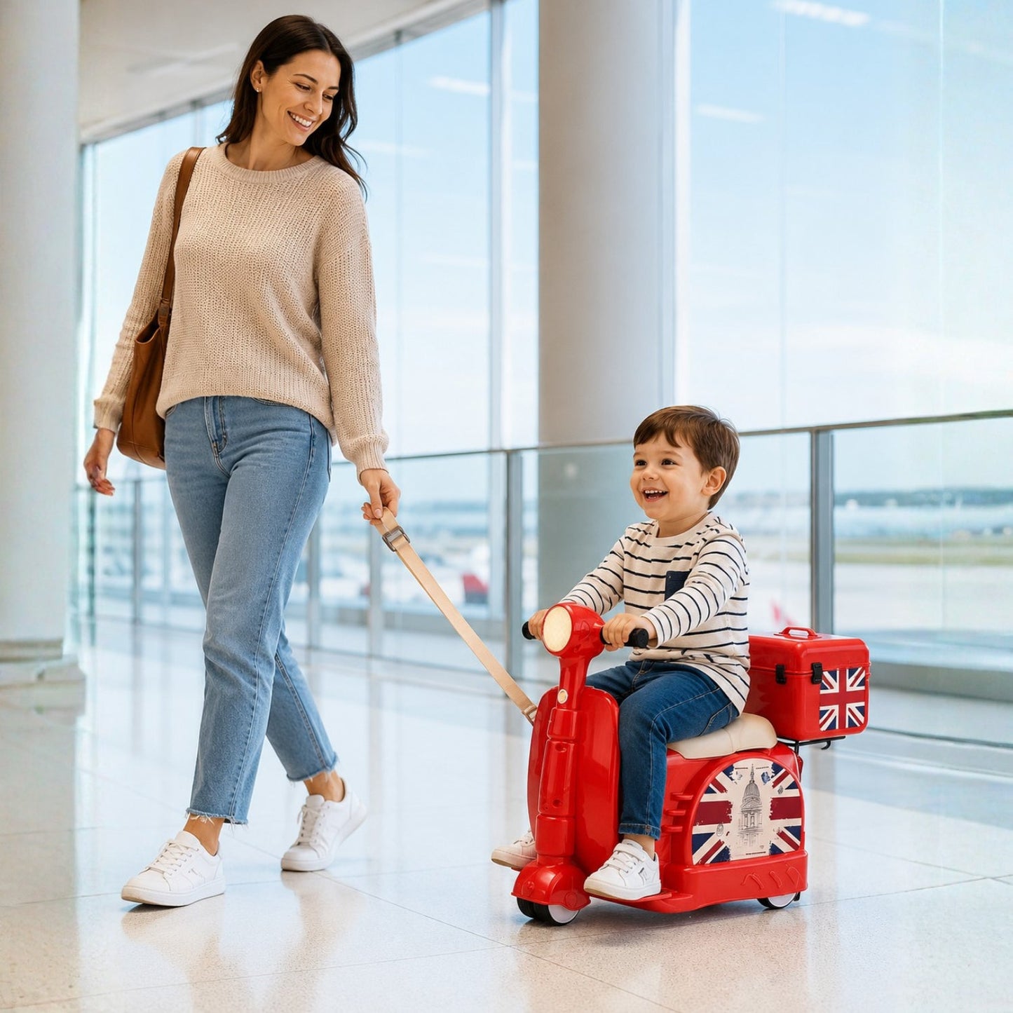 Fahrbarer Kinderkoffer – RideFun Edition - Fahrbarer Koffer - Wheelyshop