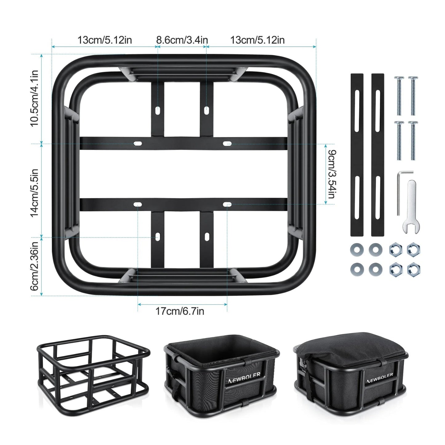 Hinterradkorb für E-Bike - Zubehör - Wheelyshop