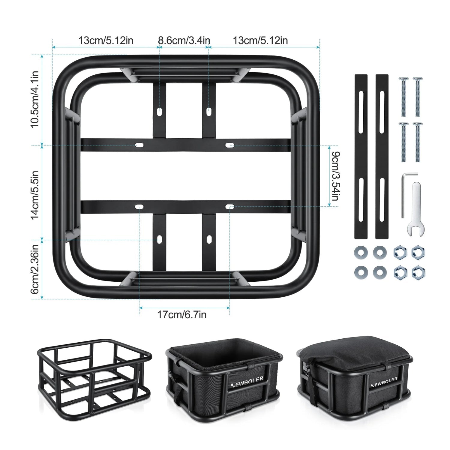 Hinterradkorb für E-Bike - Zubehör - Wheelyshop