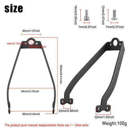 Bakre stänkskärm kit Xiaomi 5 Pro - Reservdel - Wheelyshop