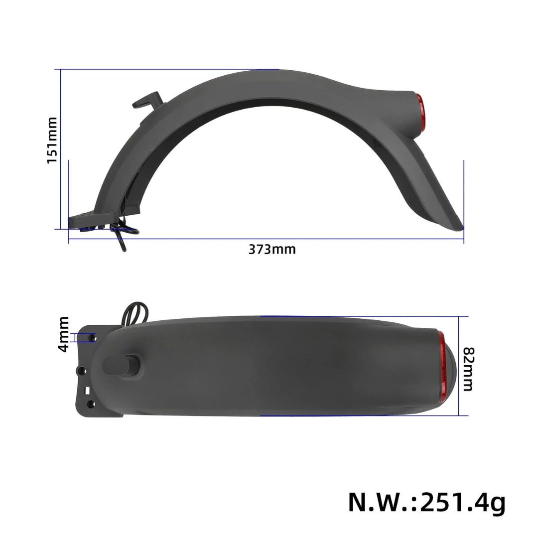 Hinteres Schutzblech-Kit Xiaomi 5 Plus - Ersatzteil - Wheelyshop