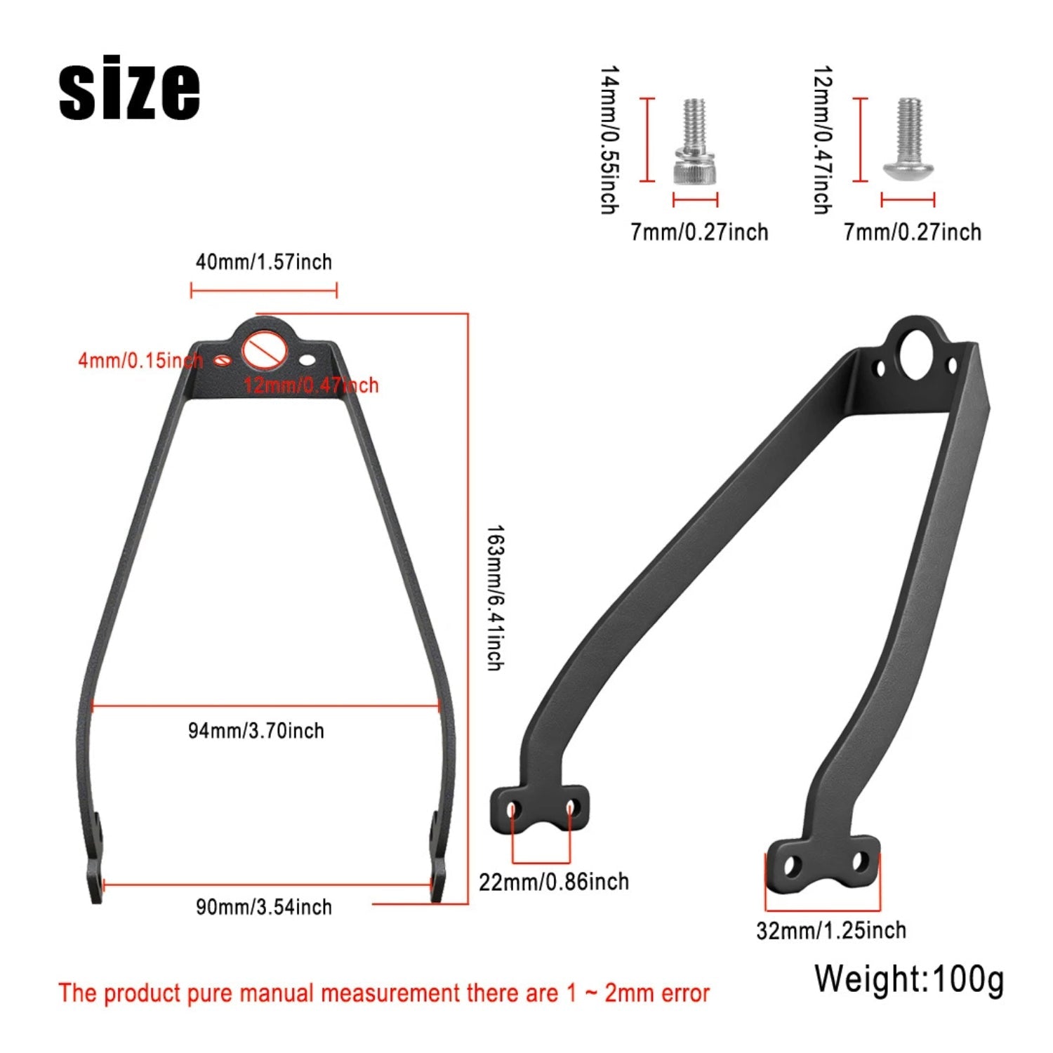 Schutzblechstütze hinten Xiaomi 5 Pro - Ersatzteil - Wheelyshop