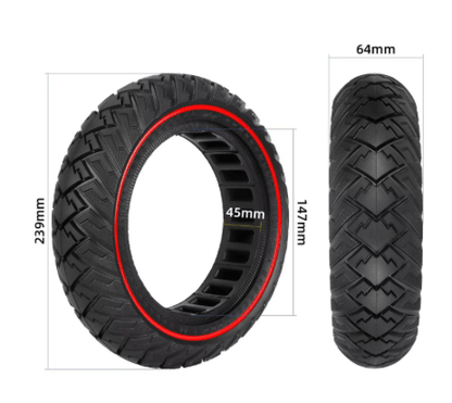 Reifen 10 Zoll Semi-Solid Xiaomi 4 Ultra/4 Lite - Ersatzteil - Wheelyshop