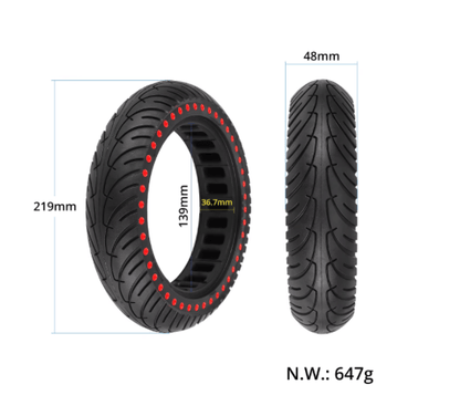 Reifen 8,5 Zoll Semi-Solid Xiaomi - Dot Edition - Ersatzteil - Wheelyshop