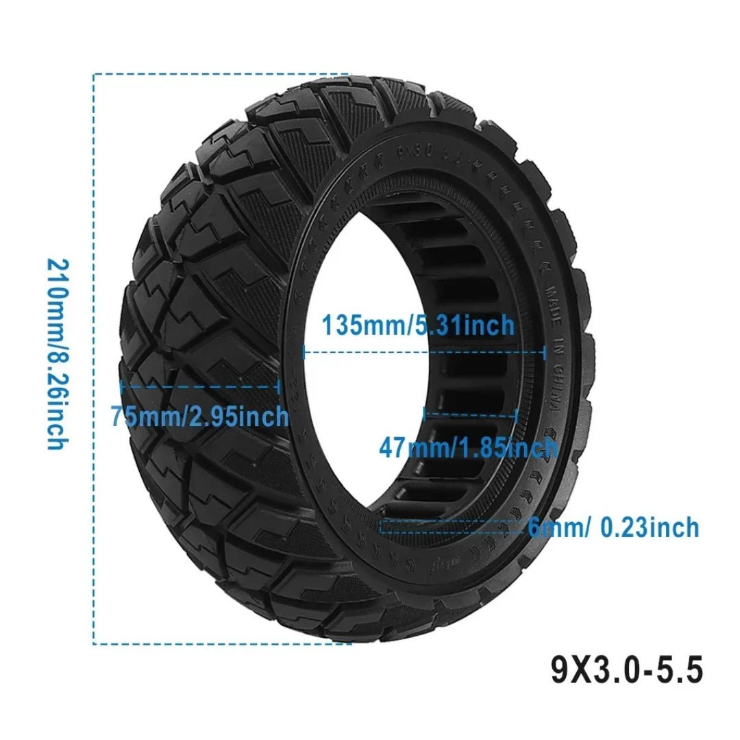 Reifen 9 Zoll Semi-Solid KuKirin G2 Pro - Line Edition - Ersatzteil - Wheelyshop
