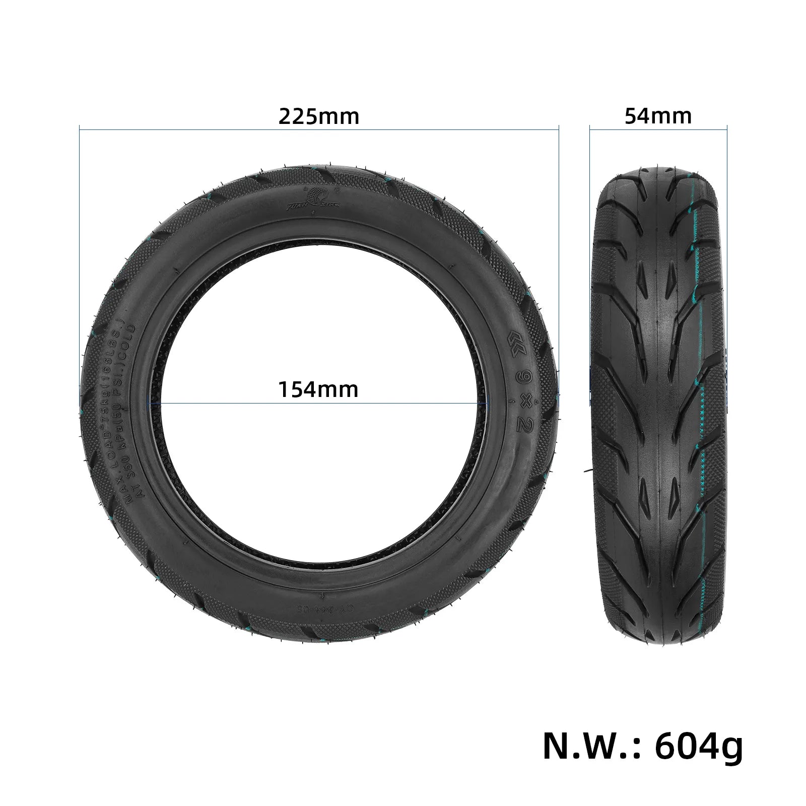 Reifen 9,2 Zoll Luft Xiaomi - Pannenschutzgel - Ersatzteil - Wheelyshop
