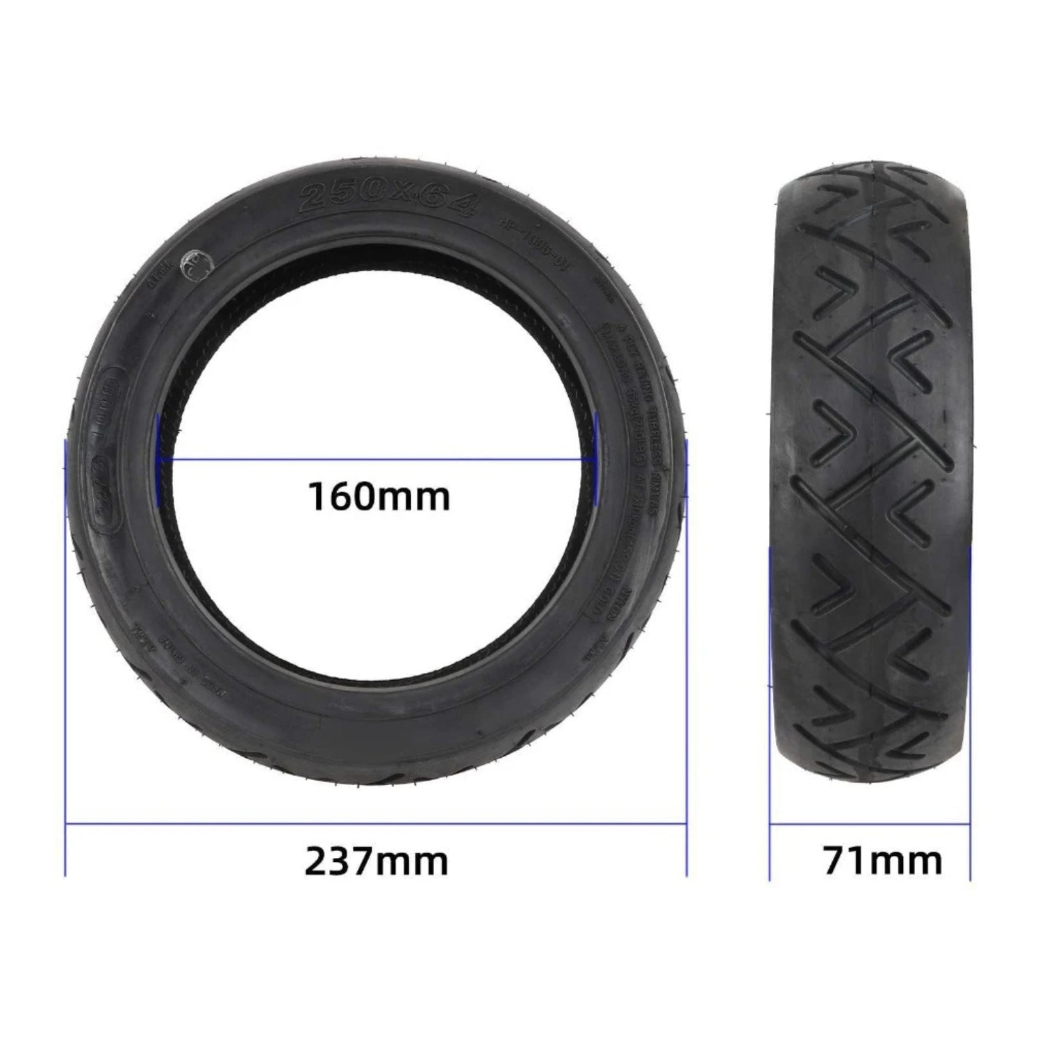 Reifen 10 Zoll Luft NAVEE S65 - Pannenschutzgel - Ersatzteil - Wheelyshop