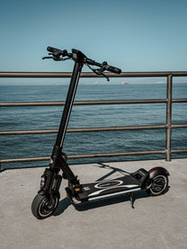 DUALTRON POPULAR E-Scooter schräg von vorne im Sonnenschein