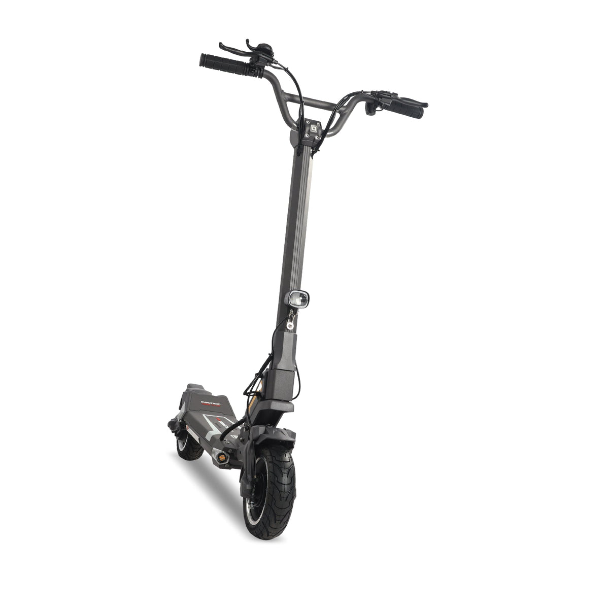 DUALTRON TOGO E-Scooter von hinten aus niedriger Perspektive
