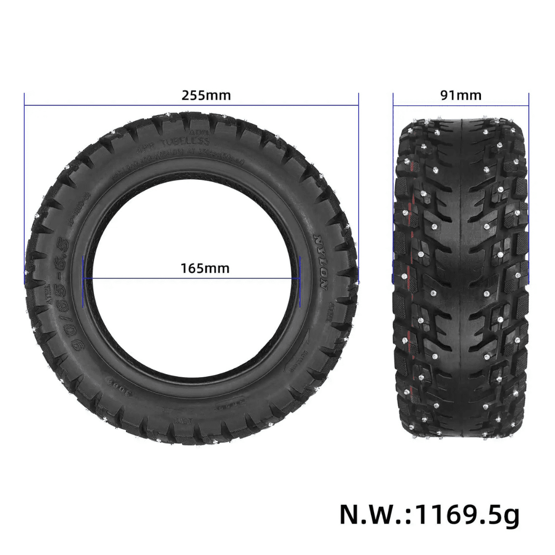 Spikereifen 10 Zoll 90/65-6.5 Luft Kaabo/Vsett/Dualtron/Zero - Ersatzteil - Wheelyshop